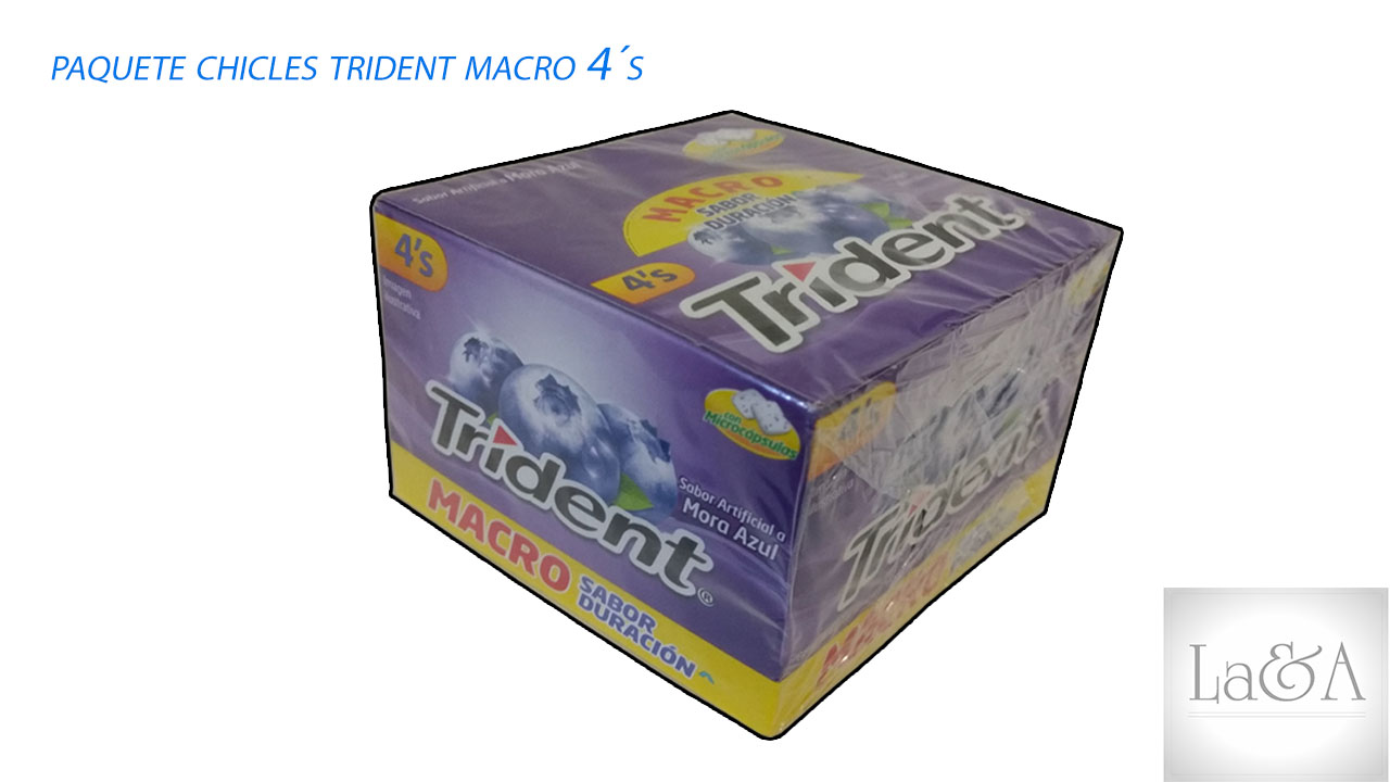 Chicles Trident 4´s
