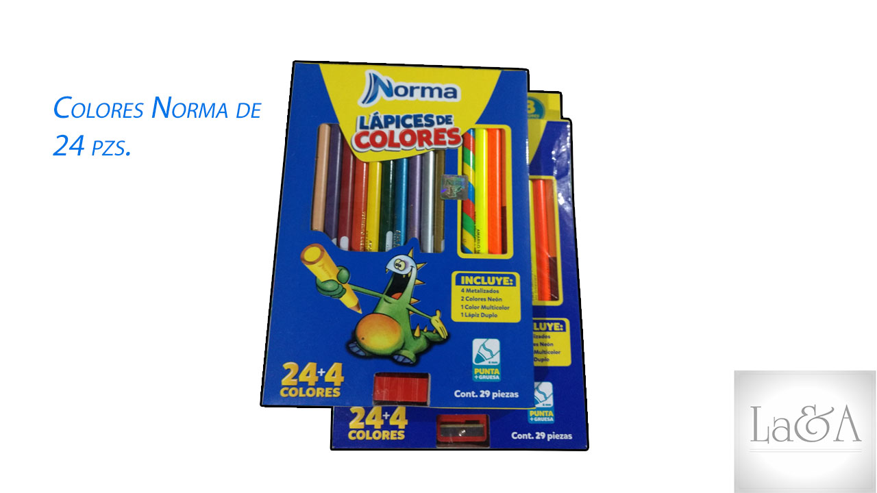 Colores Norma 24 pzs.