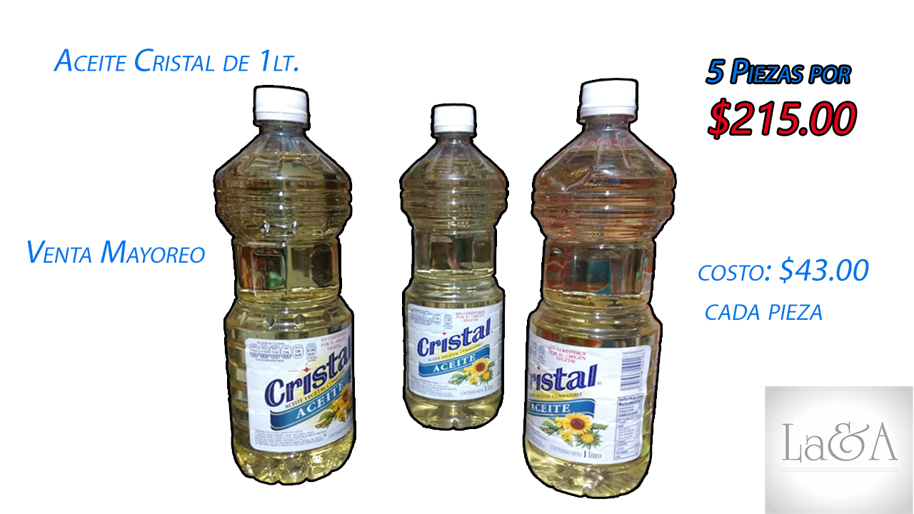 Aceite Cristal 1 lt.