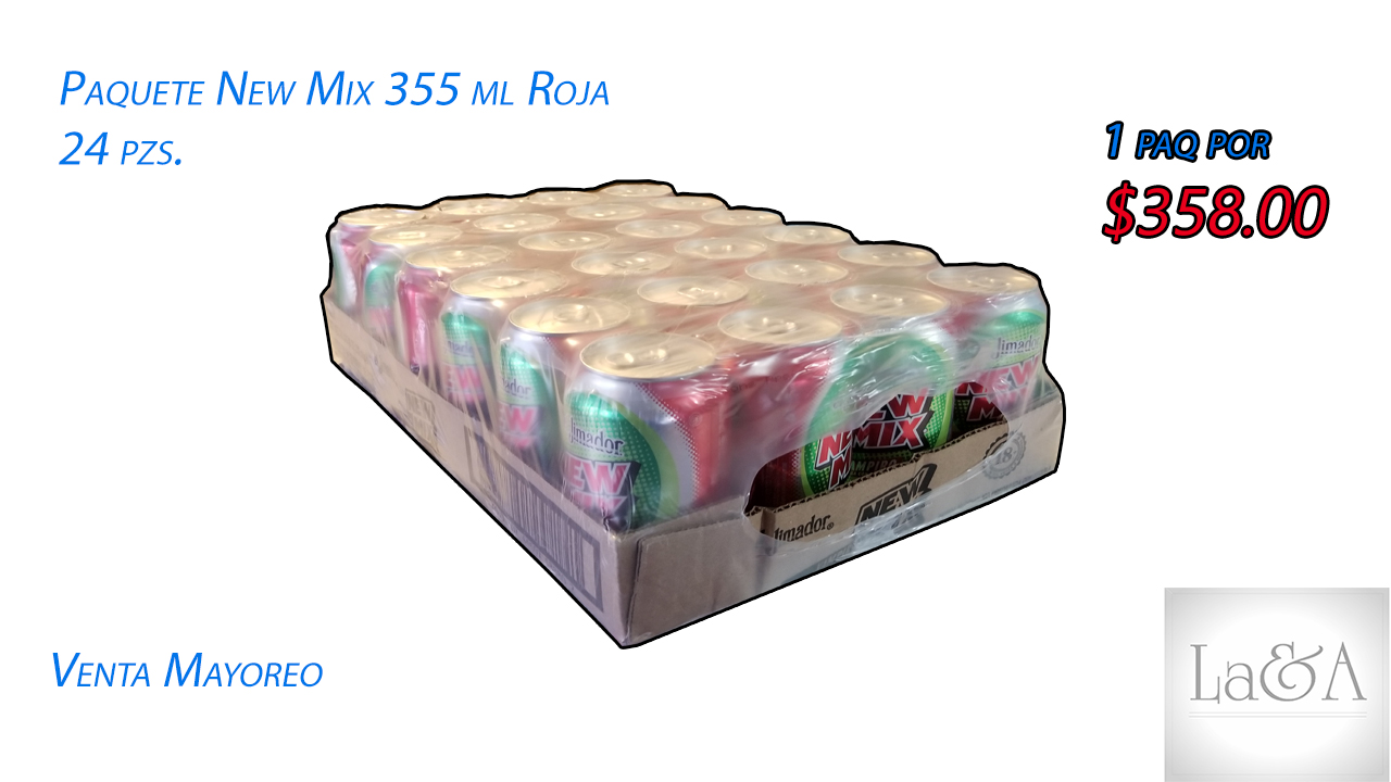 New Mix Roja 355 ml. 24 pzs. 