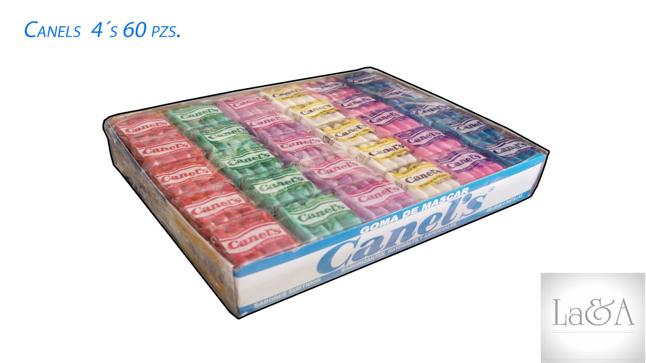 Chicle Canel´s  4´s  60 pzs.