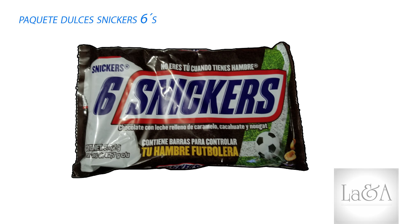 Snickers 6 pzs.